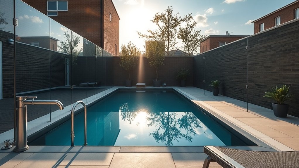 Pool Glass Fencing Brentford